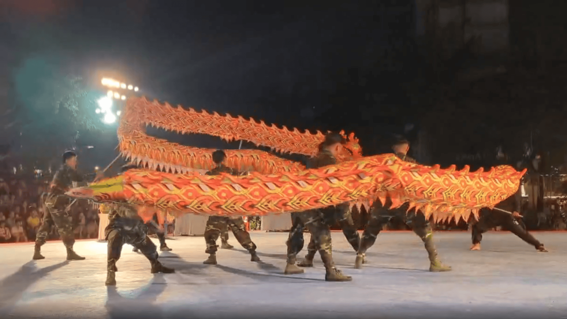 Đoàn lân sư rồng Tâm Nghĩa đến từ tỉnh Bình Thuận